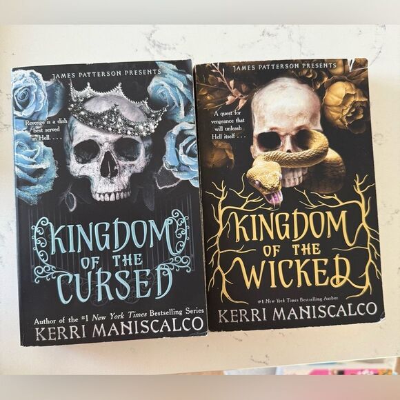 Kingdom of the Feared and Kingdom of the Wicked Books SOLD AS PAIR - Picture 1 of 5